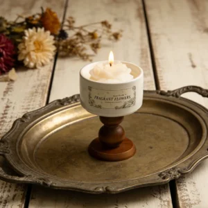 Camellia Flower Scented Candle - Type: White rose