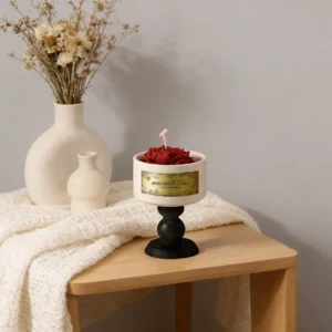 Camellia Flower Scented Candle - Type: Red rose